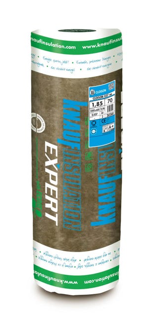 4 Rlx De Laine De Verre Nu Knauf Insulation 5 4 X 0 6m Ep 70 Mm 037 R 1 85 Leroy Merlin