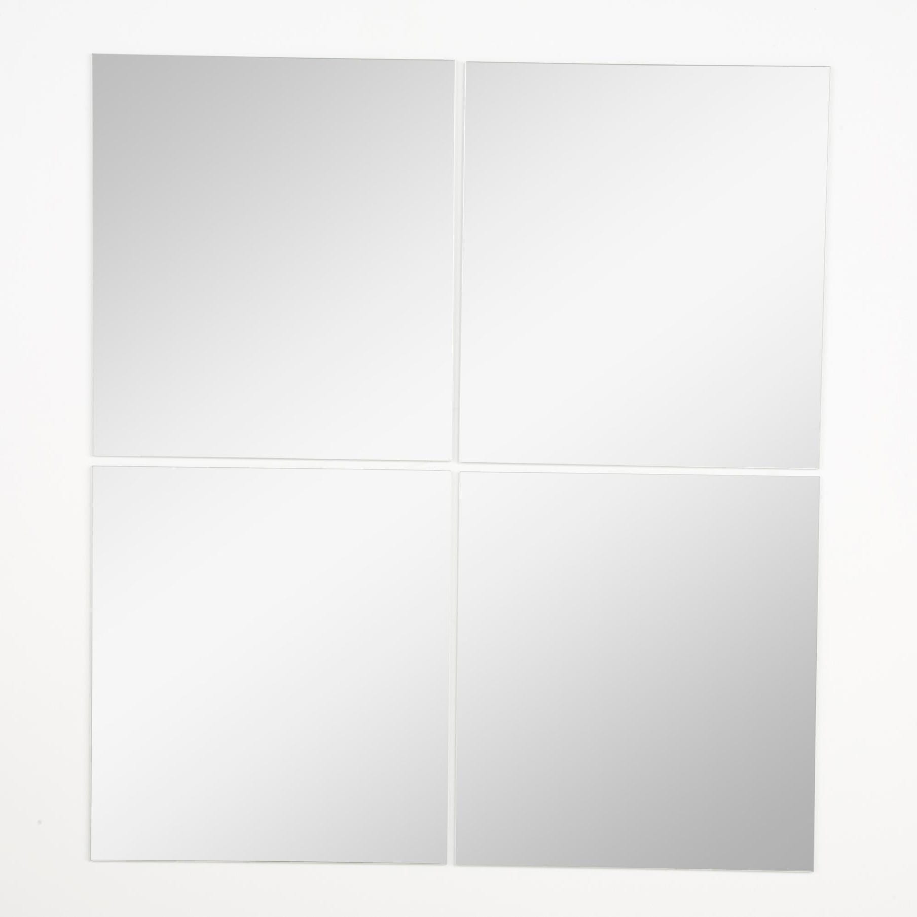 Miroir Spinner carré 30cm, attrape-vent, moulin à vent - Incl