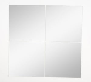 CINGHIA Miroir Adhesif Mural,4Pcs Miroir Mural Autocollant, sans