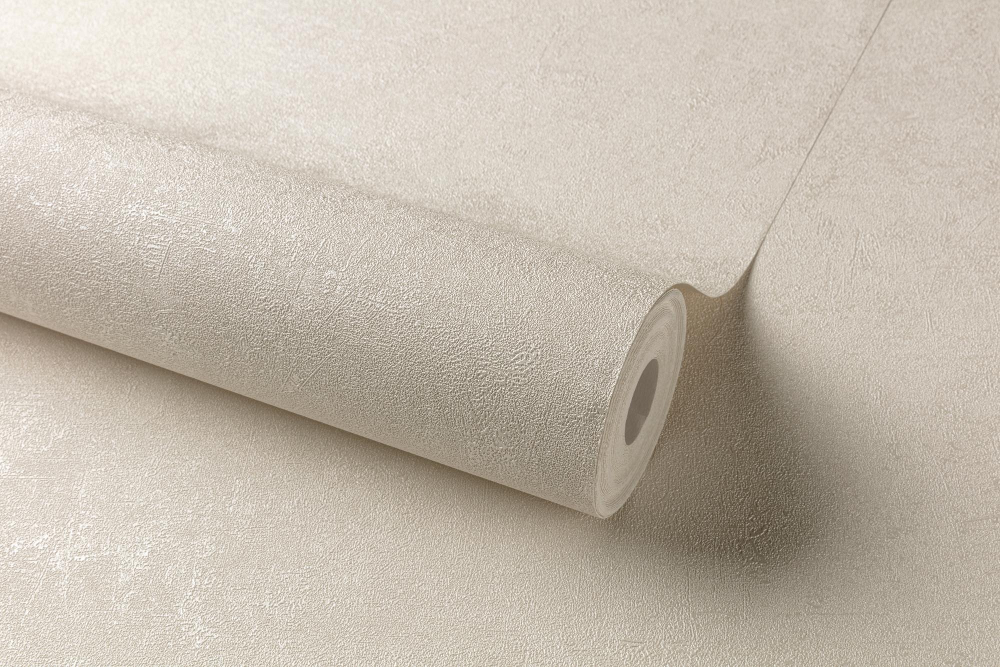 Papier peint intissé Béton métal INSPIRE blanc calcaire n°4 | Leroy Merlin