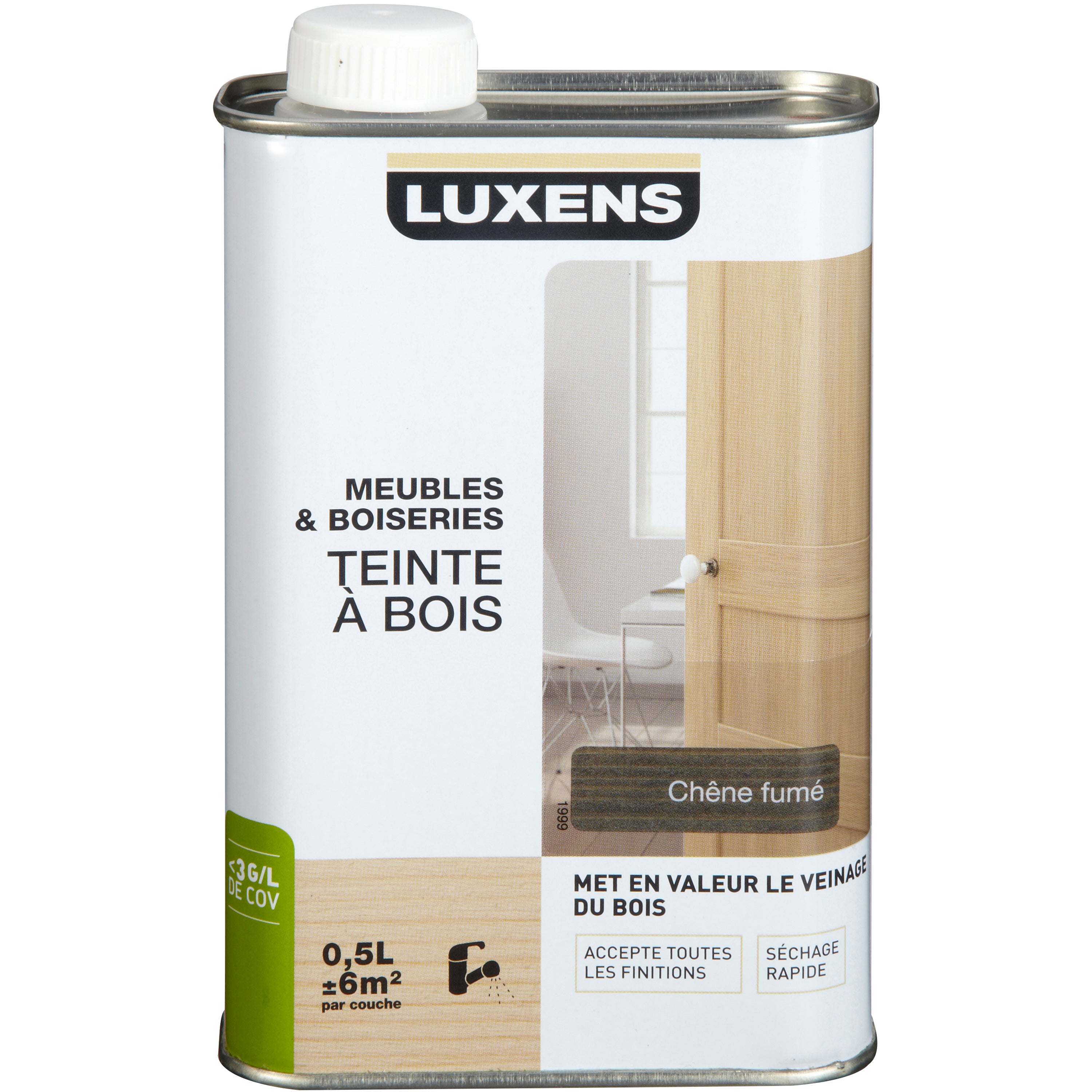 Teinte LUXENS, 0.5 L, Chêne Fumé | Leroy Merlin