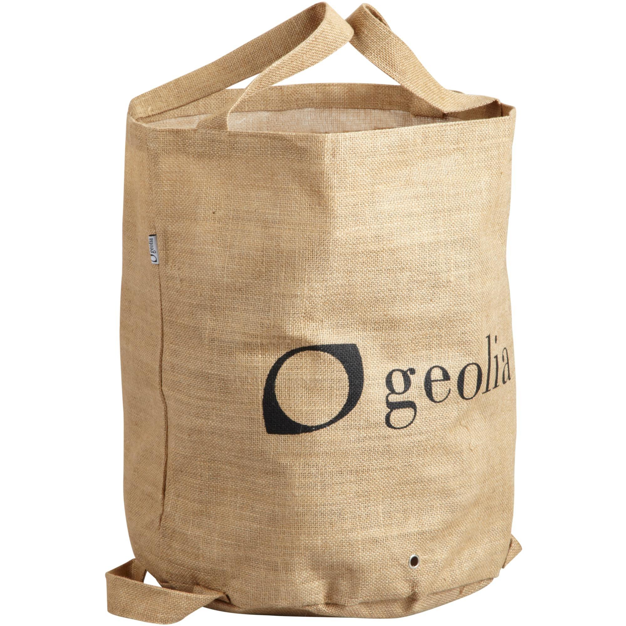 Sac à végétaux en jute réutilisable GEOLIA 60 l Leroy Merlin
