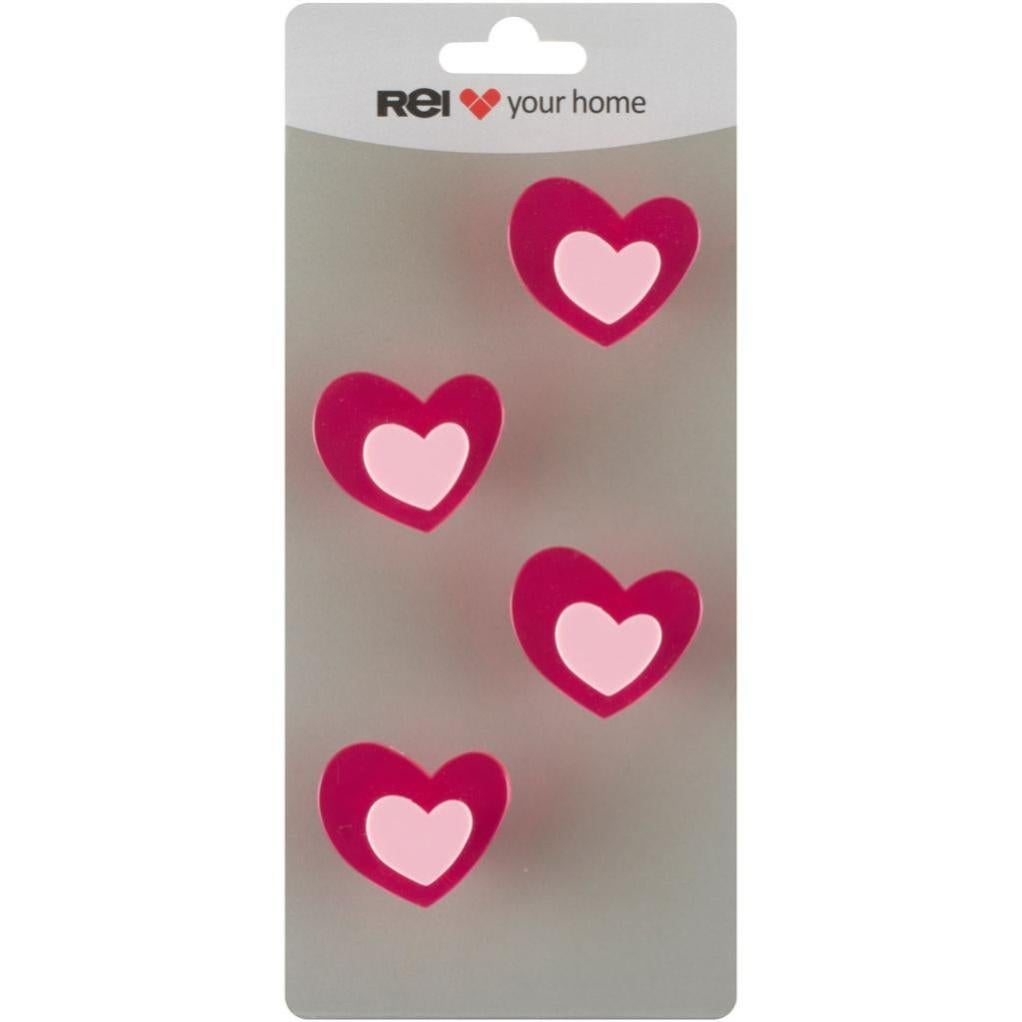Lot De 6 Boutons Acryliques Motif Chat Rouge - Dimensions 14 X 12 Mm, Neuf, Fabrication Française