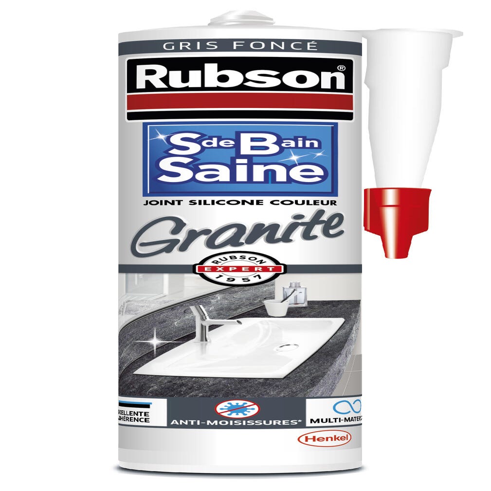 Rubson Cutter lisseur pour joint silicone de salle de bains, RUBSON