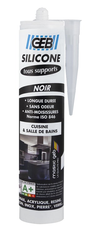 Joint silicone noir