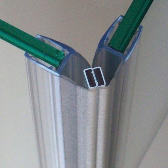 Joints de douche magnétiques d'angle à 90° pour canaux, Vendus par paires