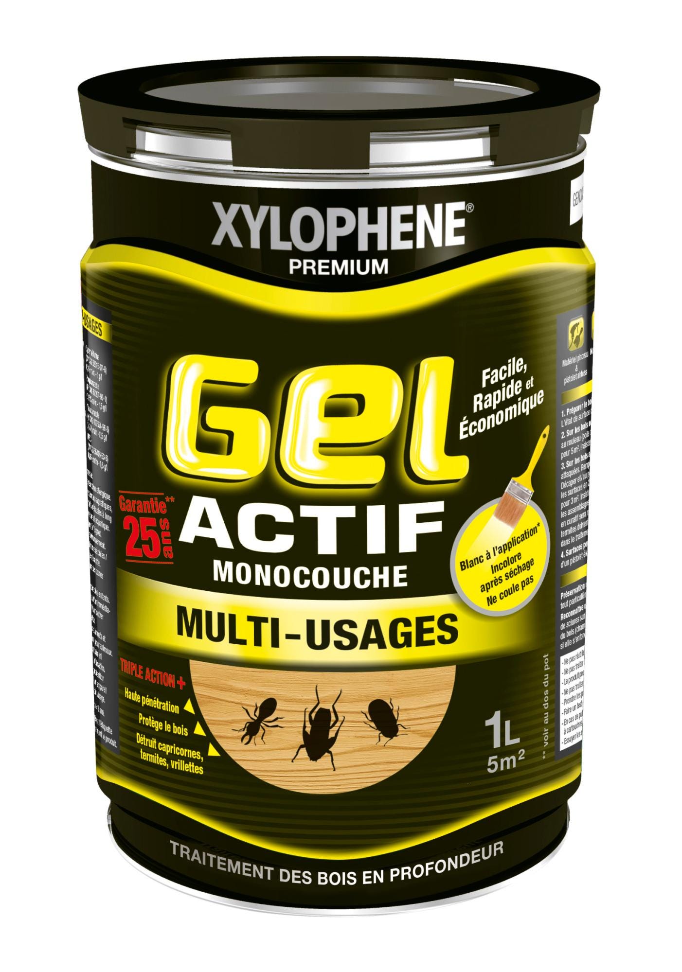 Xylophène gelactif multi-usages 25 ans +20% gratuit XYLOPHENE Xylophène gelactif multi-usages 25 ans +20% gratuit XYLOPHENE