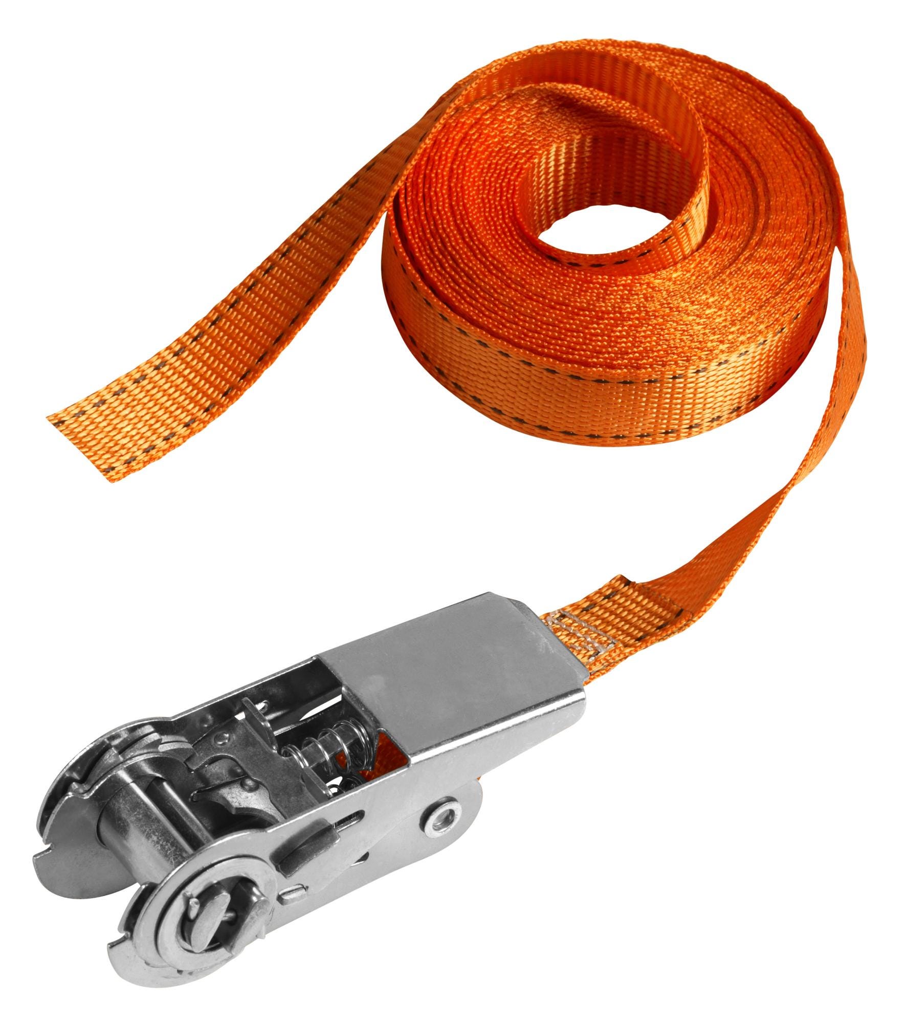 Master Lock 3209EURDAT Sangle à Cliquet, Orange, 5m x 25mm Sangle