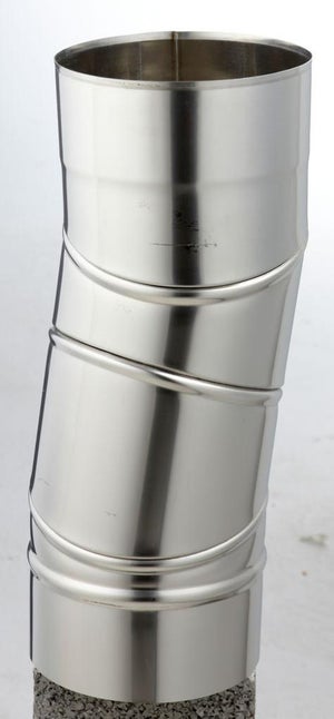 Flexible Tressé Inox de Raccordement PBTUB Coudé Femelle Femelle CF 3/4  Longueur 300mm - HCFF44 0300S