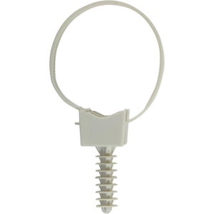 Collier embase Ramtub fixation câbles Ø16-32mm 100 colliers et chevilles