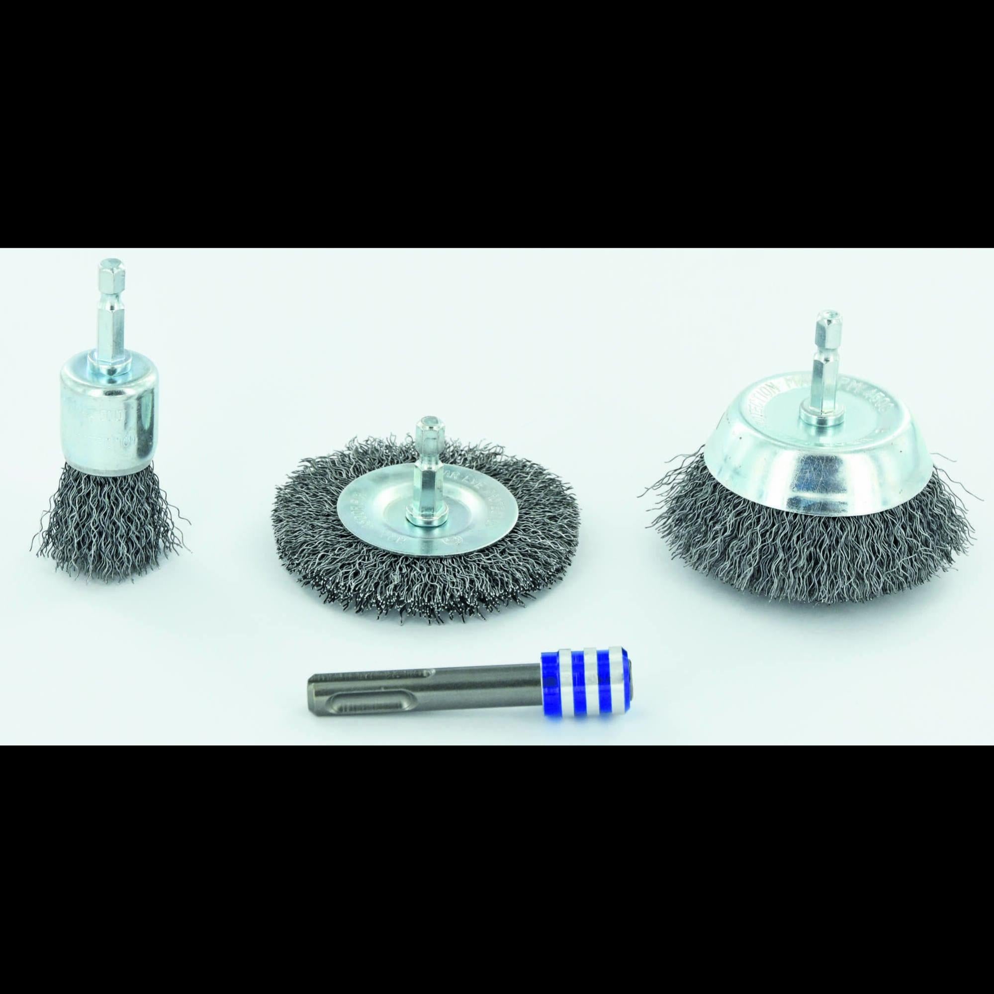 Brosse à Fart Pour Ski Et Snowboard – 3 Types De Poils (laiton, Nylon, Crin), Manche Bois, 12 Cm