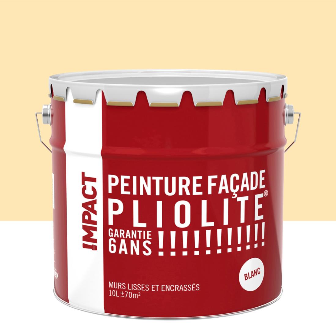 Peinture Façade Pliolite IMPACT, Ton Pierre, 10 L | Leroy Merlin