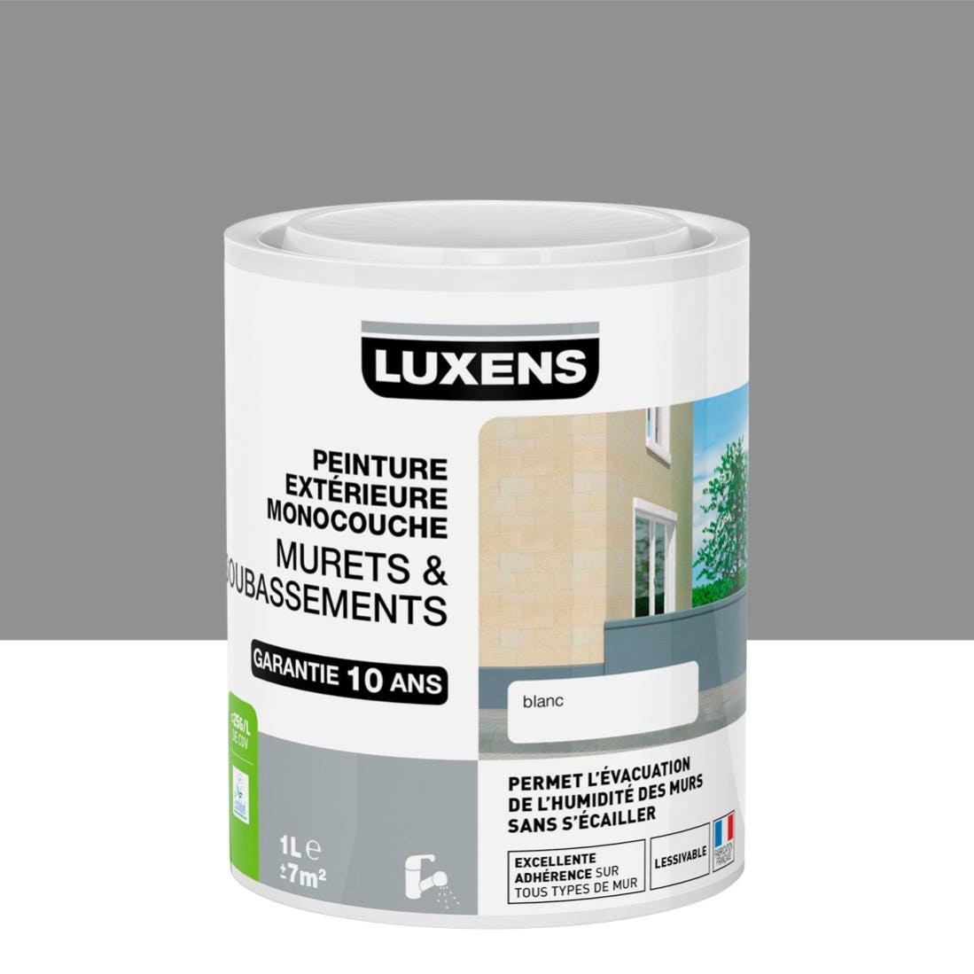Peinture Muret Et Soubassement LUXENS Gris Galet N 3 1 L Leroy Merlin peinture-muret-et-soubassement-luxens-gris-galet-n-3-1-l-leroy-merlin