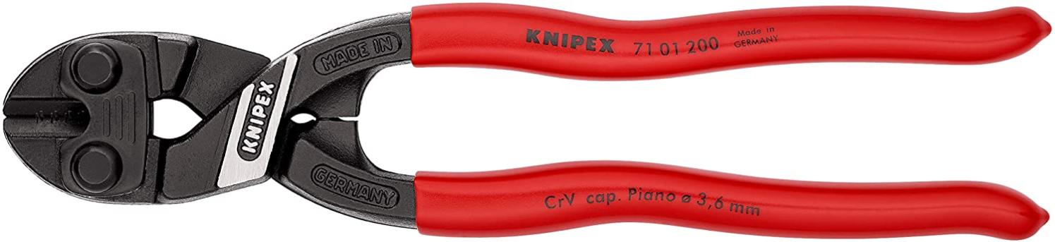 Knipex Pince coupante CoBolt à puissant effet de levier de 8 po avec lame à  encoche