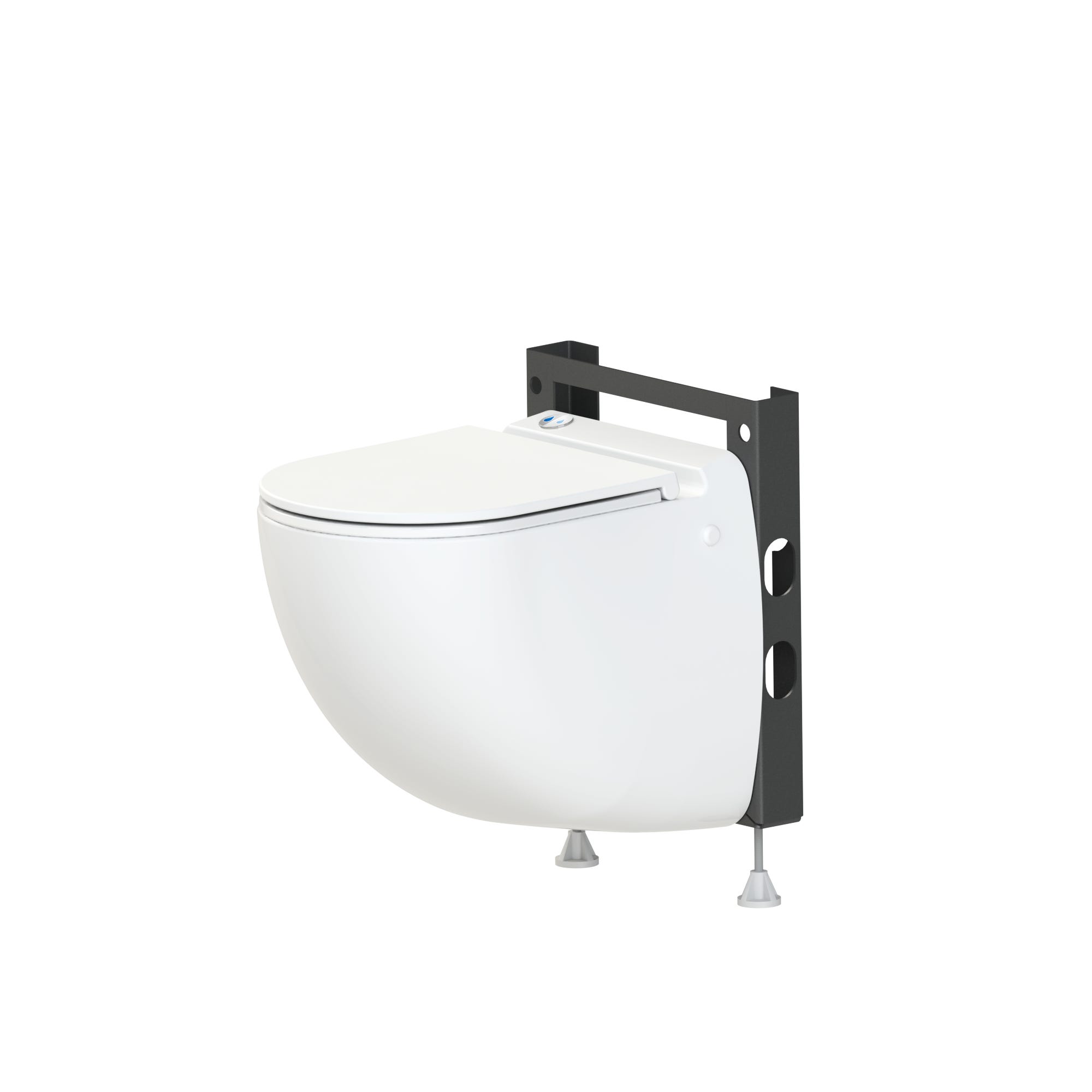 WC à poser avec broyeur intégré mécanisme silencieux Turbo design