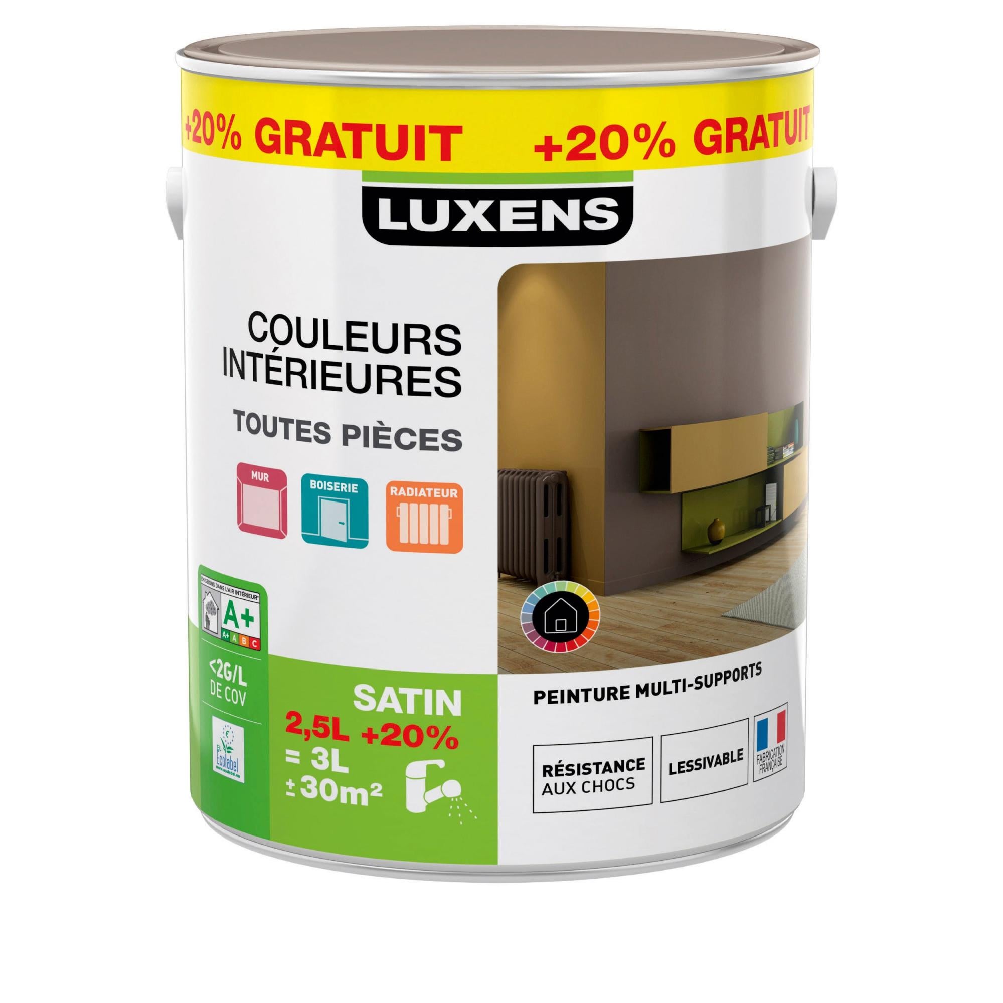 Peinture boiserie, radiateur taupe rosé satin SIKKENS Laque intérieure 0.75L