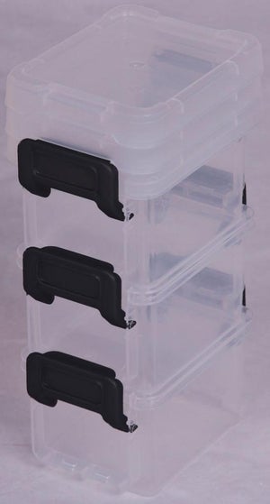 Boite en plastique rectangulaire Clearboxs 25x18x7,5 cm transparent par 48  - RETIF
