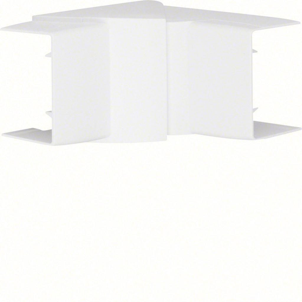Angle intérieur blanc pour goulotte 105x50mm avec couvercle L=65mm