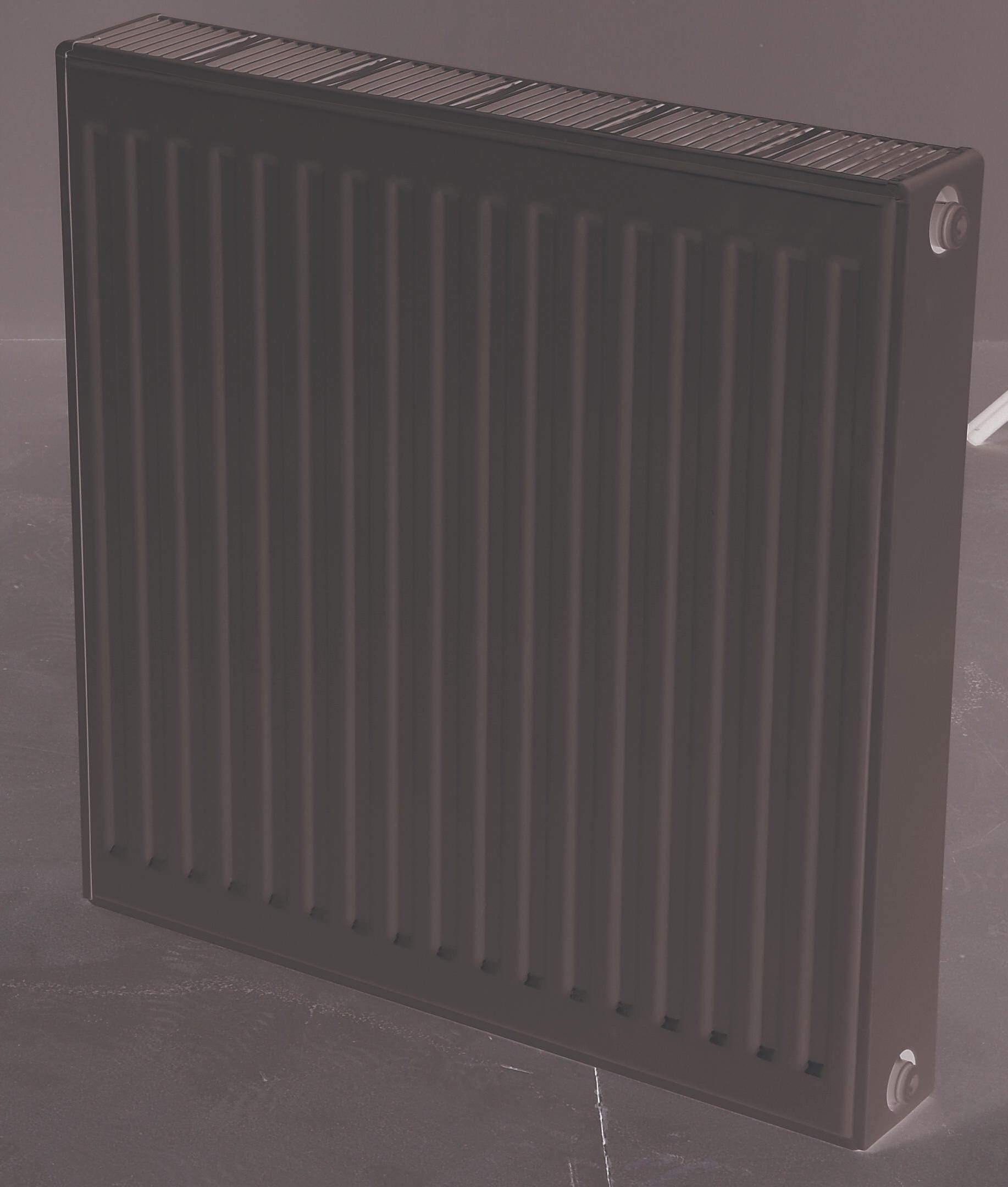 Radiateur eau chaude horizontal EQUATION Adapt blanc, 566W H.30 x