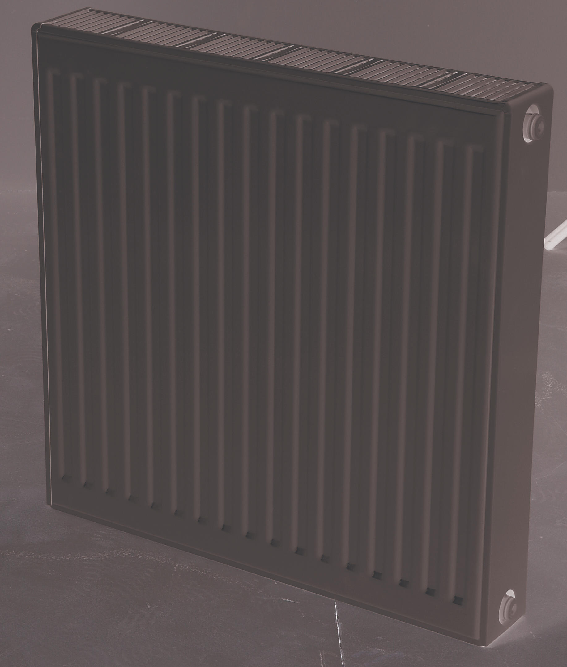 Radiateur eau chaude horizontal EQUATION Adapt blanc, 1130W H.30 x l.120 cm
