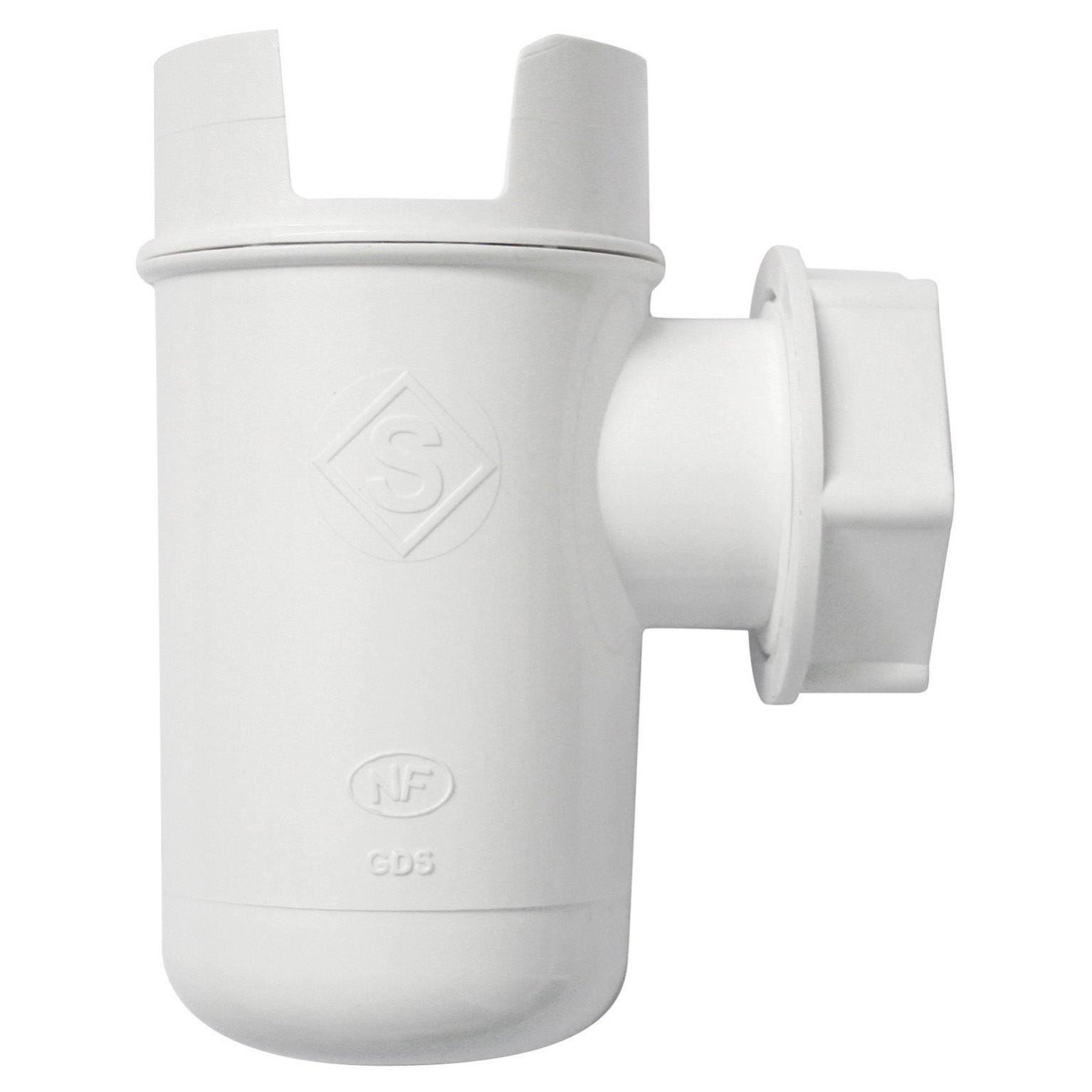 Groupe de sécurité NF 20x27 pour chauffe-eau alimentation verticale +  siphon Diall