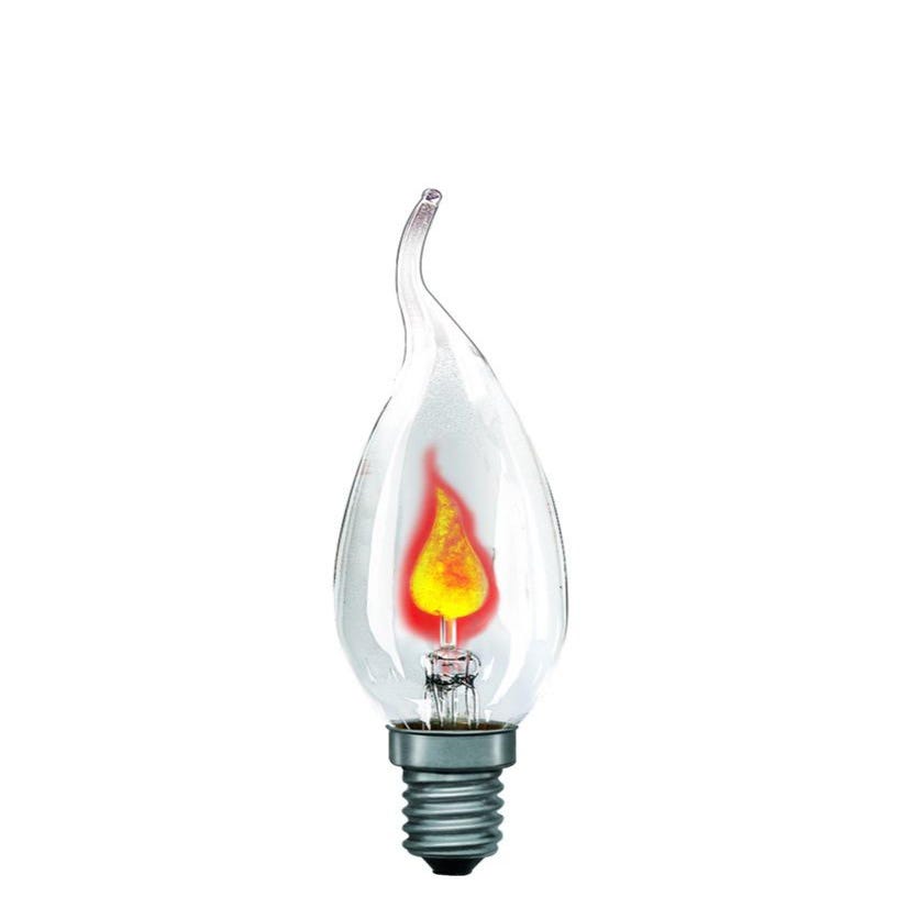 Ampoule incandescente flamme scintillante E14 3 W, PAULMANN