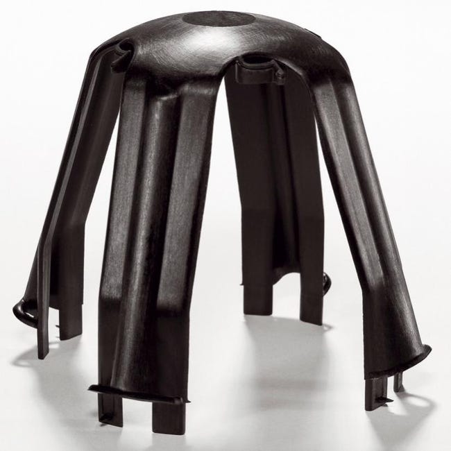 Capot de protection pour spot encastrés SpotClip-II HellermannTyton noir vendu par 3 pièces Capot de protection pour spot encastrés SpotClip-II HellermannTyton noir vendu par 3 pièces