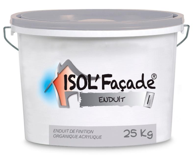 Enduit ribbé Isol'façade 1.5 mm, 25 kg | Leroy Merlin