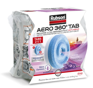 Déshumidificateur Rubson Pack de 2 - - Recharge Aero 360 Nature Experience  Source De Fraîcheur Lot De 4 Recharges