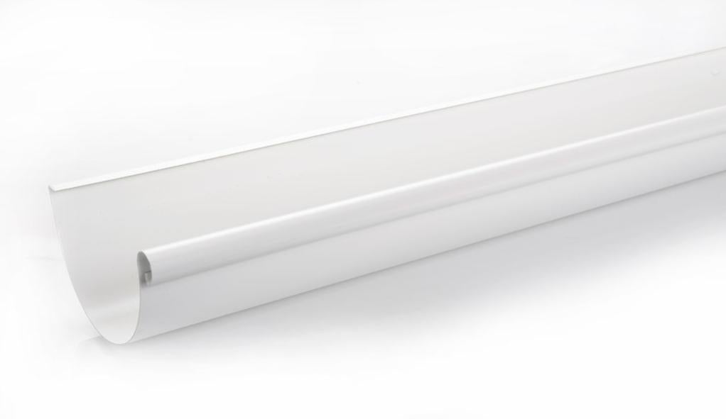 Gouttière acier galvanisé demi-ronde 33/100 - Gouttière Online