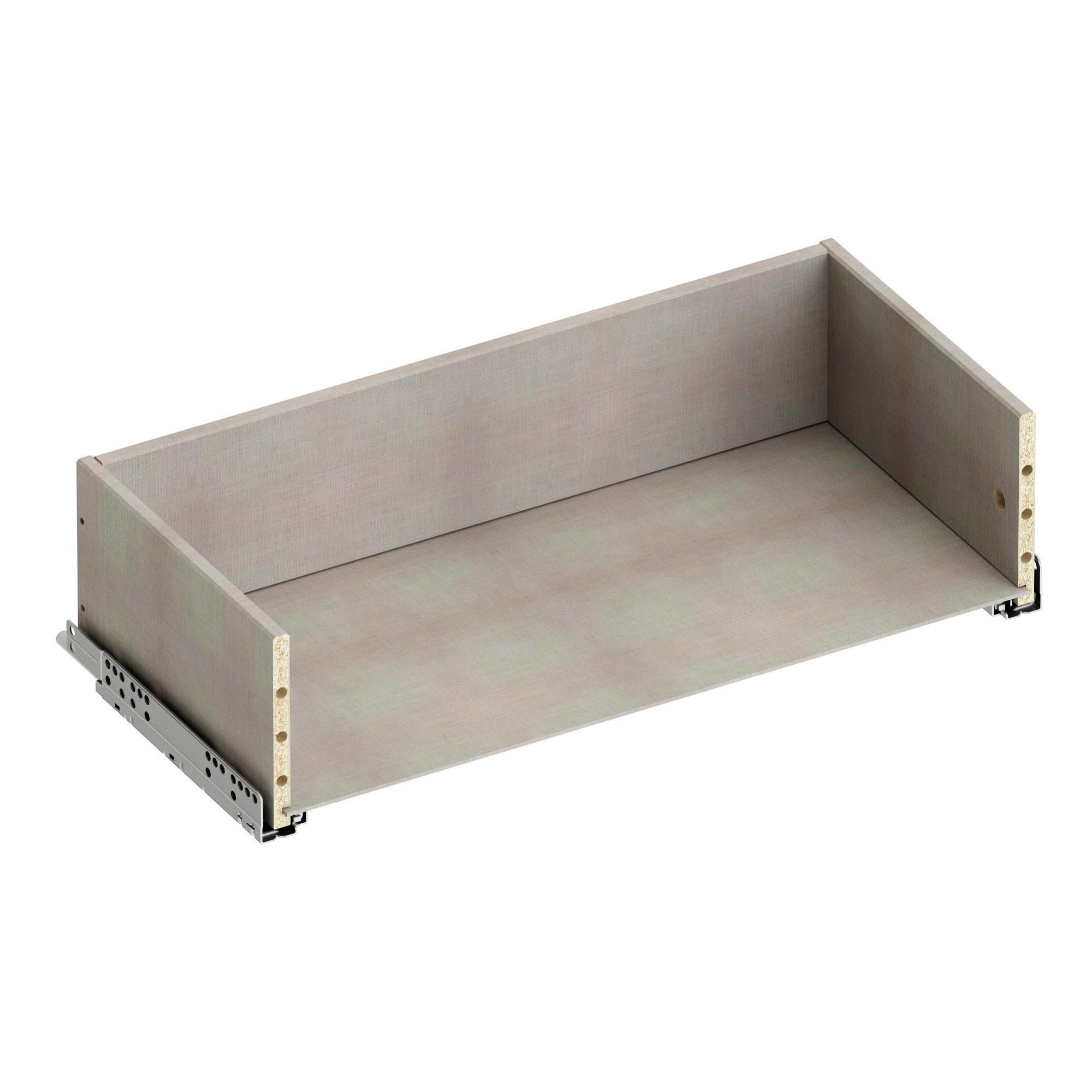 Structure Amortie De Tiroir SPACEO Home 20 X 52 X 23 Cm Effet Textile Structure amortie de tiroir spaceo home 20 x 52 x 23 cm effet textile
