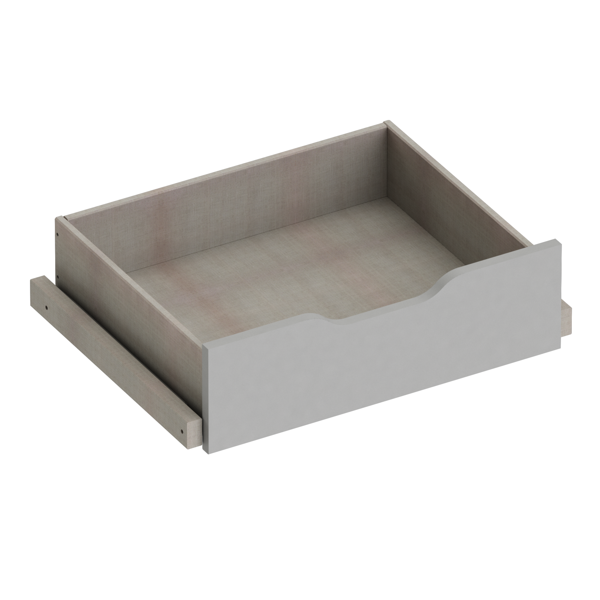 Tiroir intérieur SPACEO Home 16 x 48 x 38 cm, anthracite Leroy Merlin