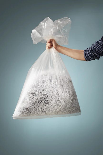 10 sacs poubelle pour tri sélectif CIME transparent 100L