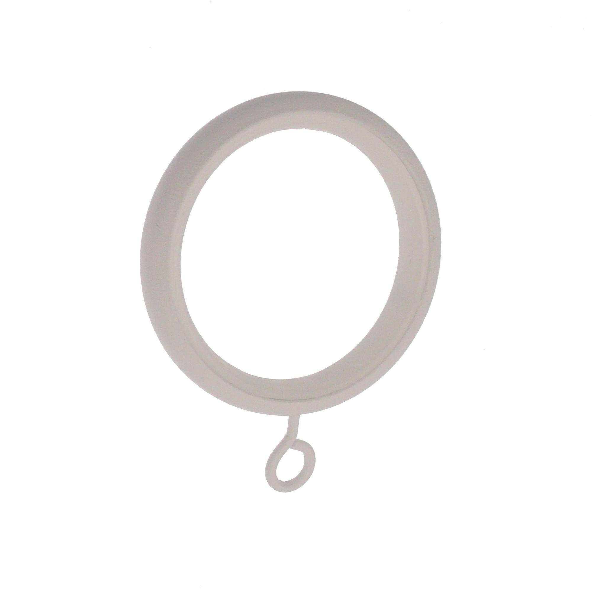 White curtain rod pôle anneau 28mm diamètre intérieur des anneaux 