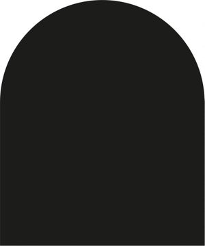 Plaque de protection sol pour poêles 79 x 79 cm Noire Carrée Acier  Épaisseur 2 mm