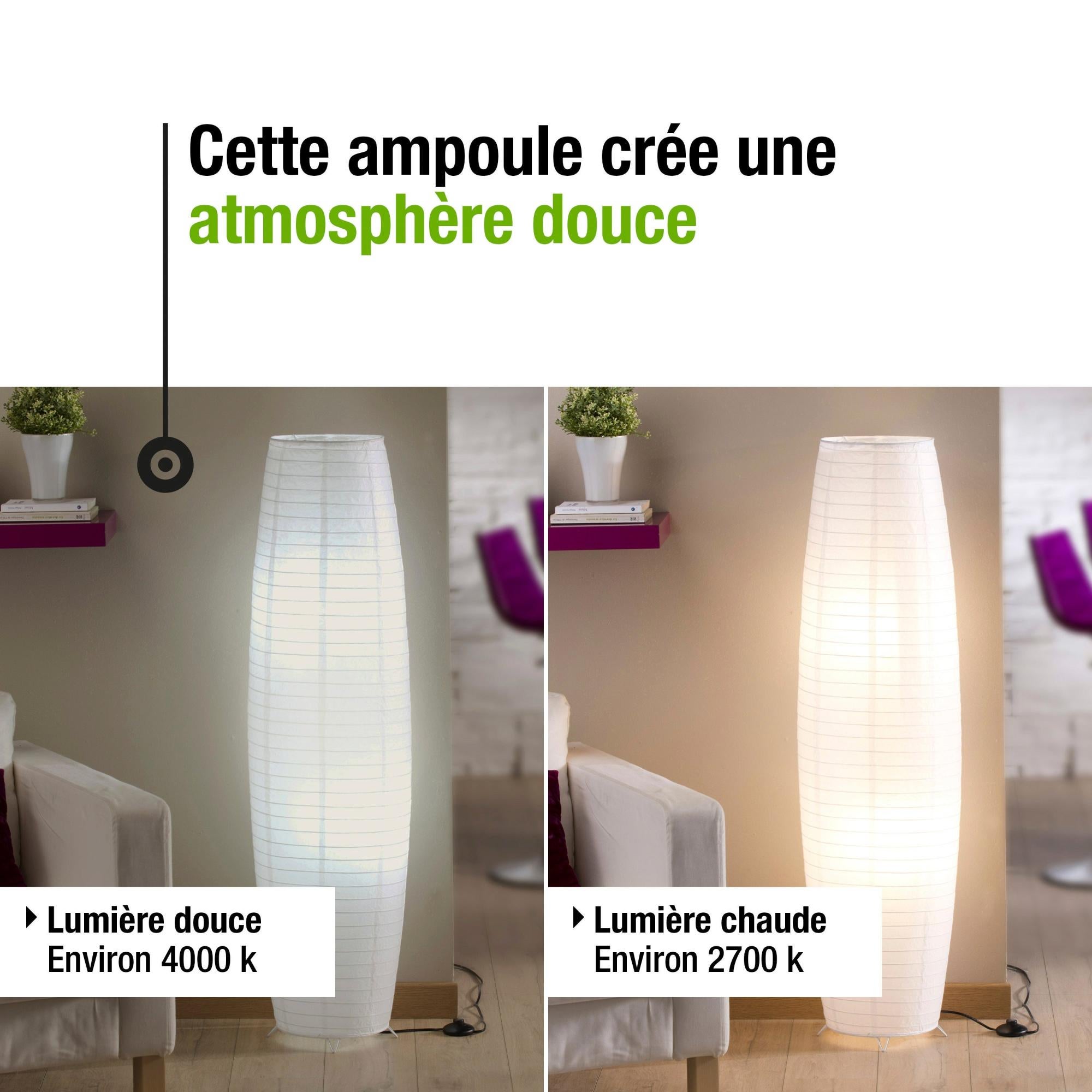Lot De 5 Ampoules LED Flamme Paulmann 4,5W E14 2700K 450lm - Variateur OK