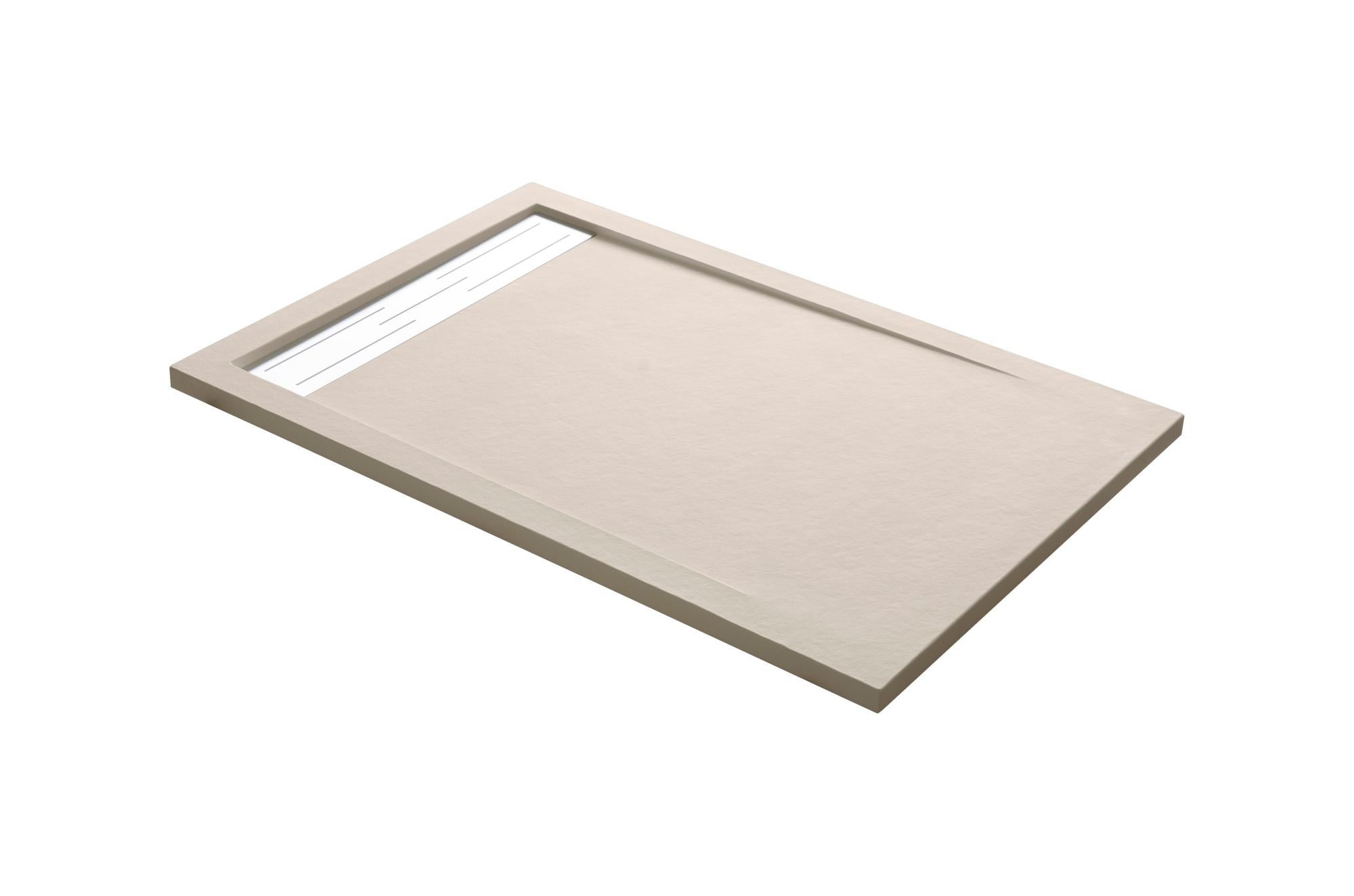 Receveur de douche, résine, beige L.120 x l.90 cm, Urban Leroy Merlin