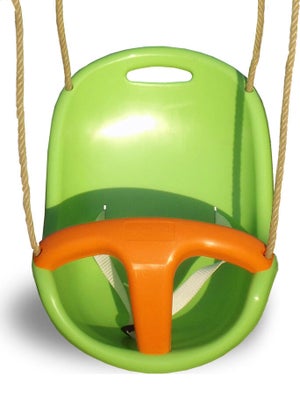vidaXL Balançoire pour bébé avec ceinture de sécurité Pin solide