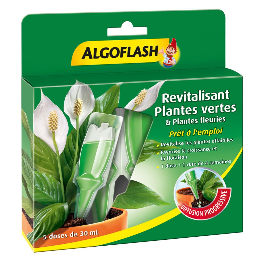 Engrais plantes vertes ALGOFLASH 5 doses de 30ml