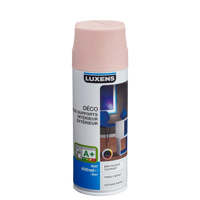 Peinture aérosol LUXENS rose fluorescent 400 ml