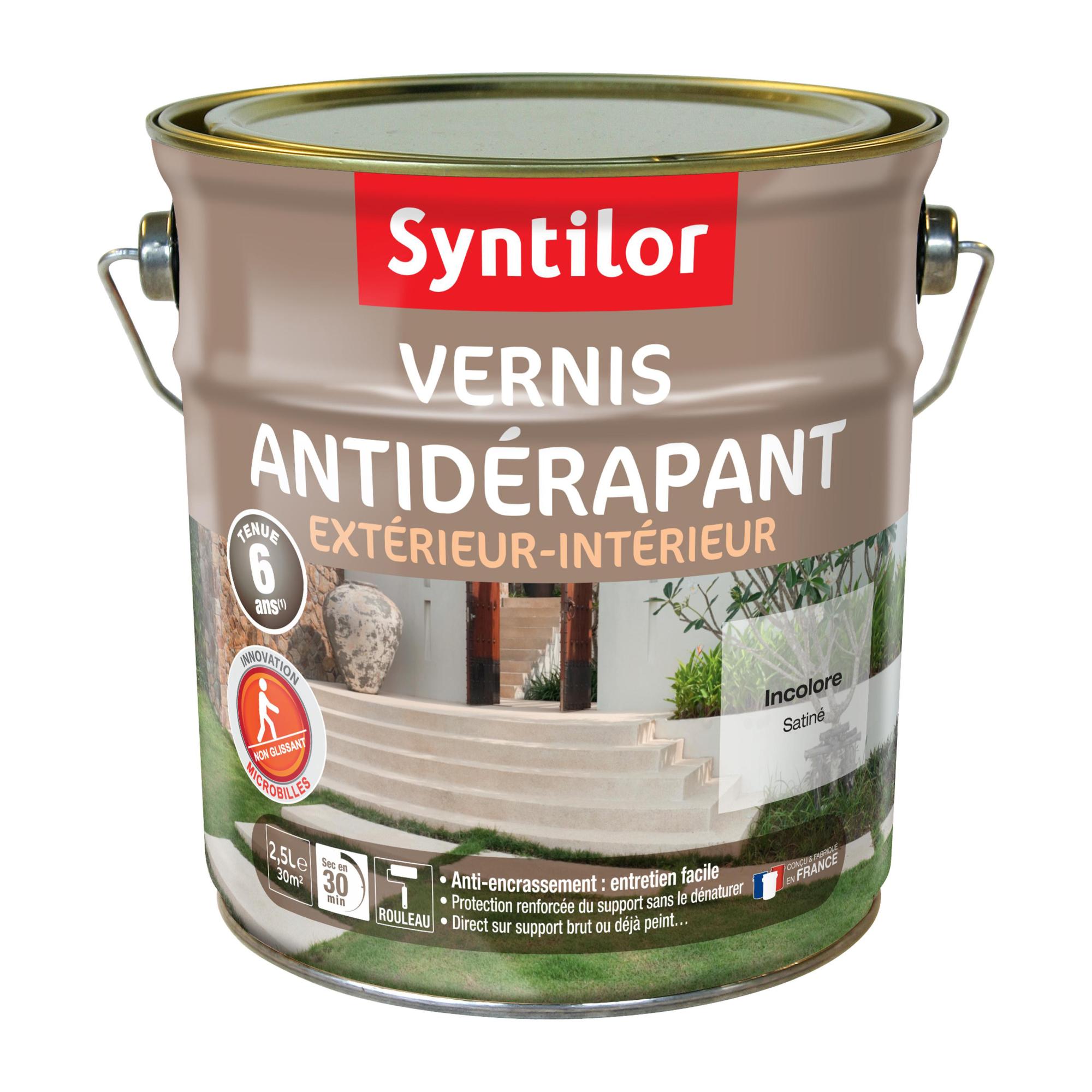 Vernis Antid Rapant Sol Ext Rieur Int Rieur Syntilor Incolore L