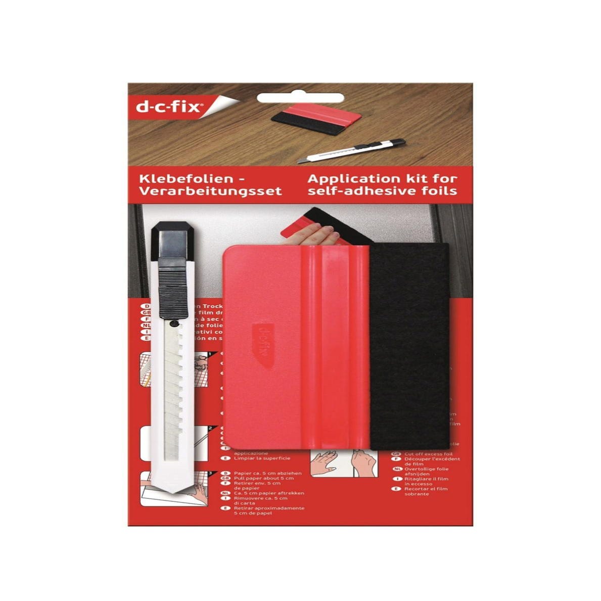 kit d'outils et accessoires de pose pour Vinyle adhésif 7 en 1