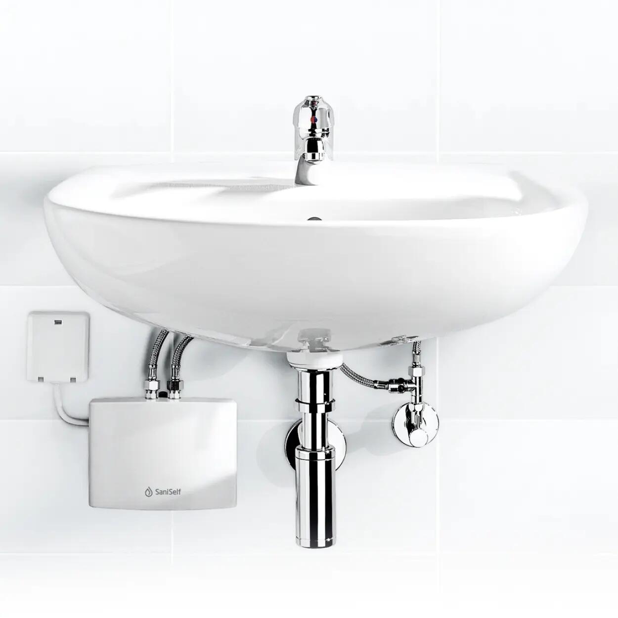 Mini chauffe-eau rapide douche sans stockage d'eau chauffe-eau salle de  bain cuisine mural chauffe-eau électrique instantané