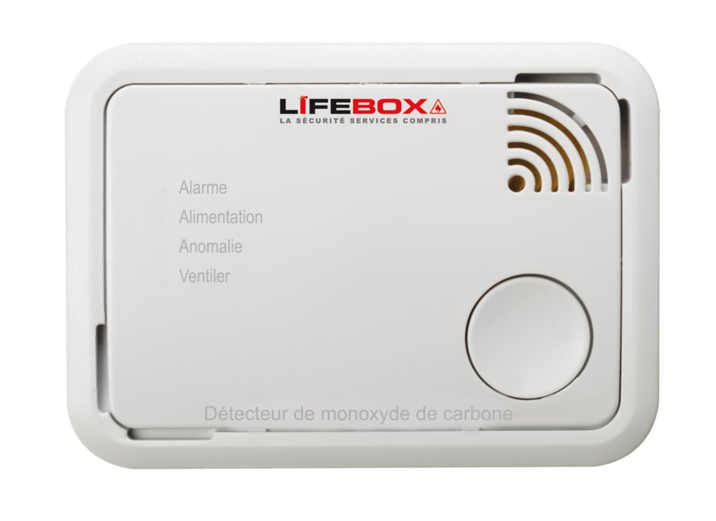 Détecteur De Monoxyde De Carbone Lifebox 7 Ans Leroy Merlin 1125
