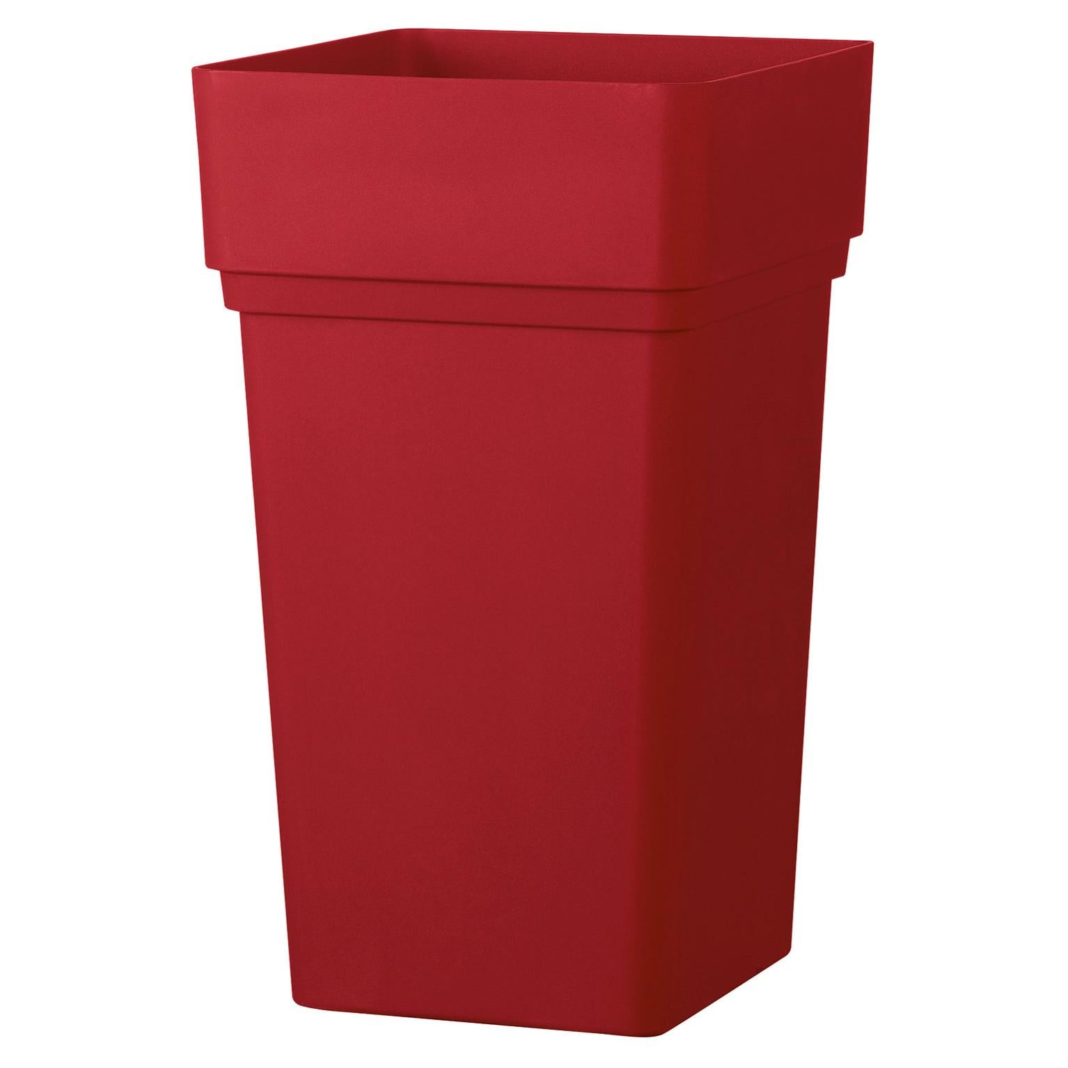 Pot plastique DEROMA L.38 x l.38 x H.65 cm rouge | Leroy Merlin