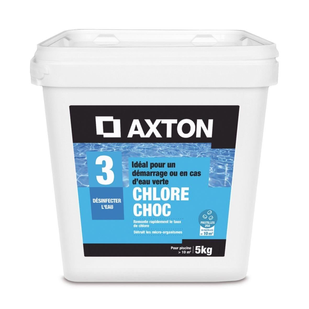 Combien De Galet De Chlore Par M3 Chlore choc piscine AXTON, pastille 5 kg | Leroy Merlin