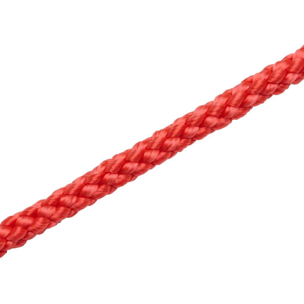 Corde Polypropylène Tressée 5mm 100m Rouge - Robuste Et Polyvalente Ropes And More