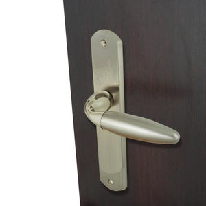 Poignées de porte NINA laiton massif poli verni 165 mm - 1001poignées -  Votre spécialiste de la poignée de porte