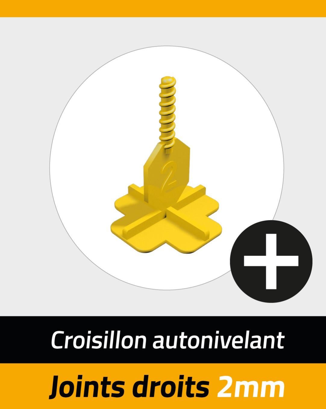 Kit De 100 Croisillons Pavilift En Croix 2 Mm Leroy Merlin