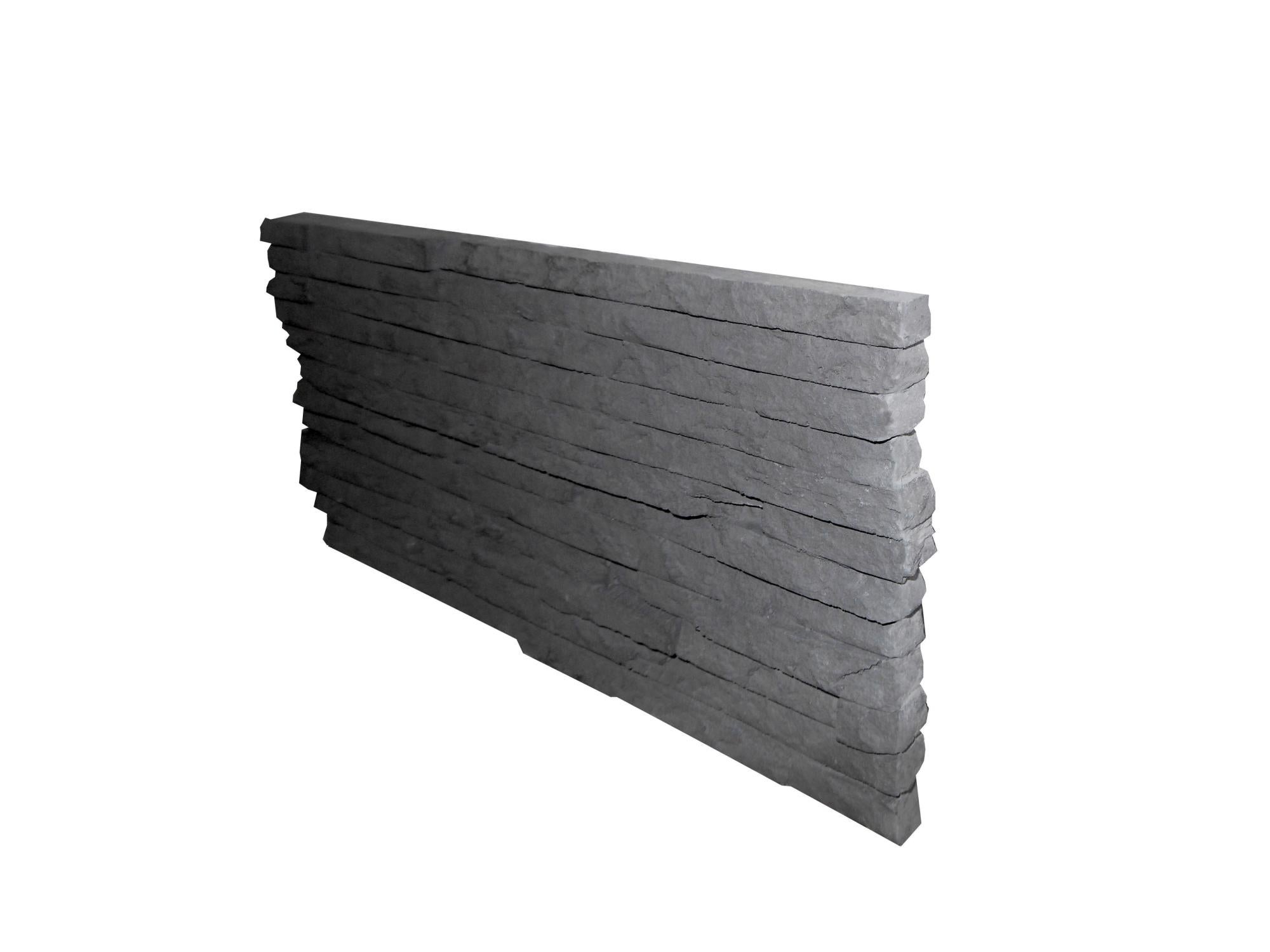 8 fins de mur béton gris Carena Leroy Merlin